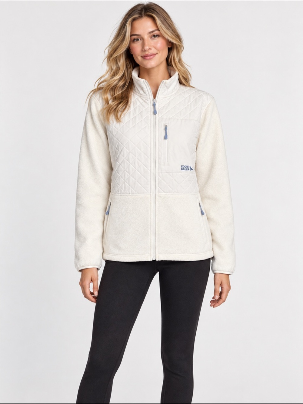 Eddie Bauer Women's Mixed Media Fleece Jacket